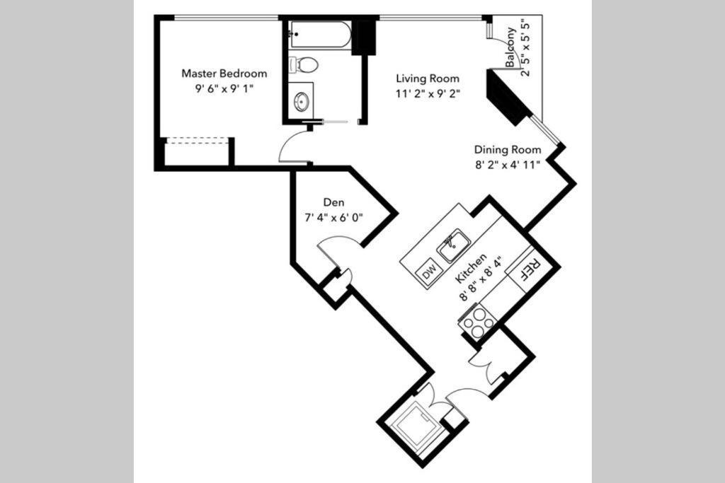Lovely One-Bedroom Apartment With Pool, Hot Tub, And Gym In The Heart Of Downtown, Skytrain 3Min Away Ванкувер Екстер'єр фото